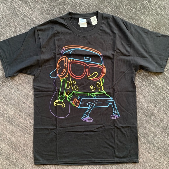 Nickelodeon Other - Nickelodeon SpongeBob SquarePants Hip Hop Black S/S Medium T-shirt